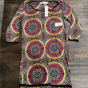 T bags Los Angeles printed dress (NWT)